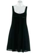 Black Mini Bow Dress